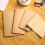 Handmade TN Leather Notebook Refill 125x90mm Kraft Blank 2