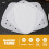 Air Fryer Paper Liners Perforated Square 100 Pcs 6
