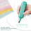 Metallic Highlighter Pen 8 Colors Gold and Fluorescent 3