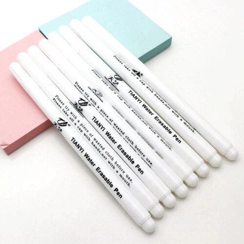 Water-Soluble Fabric Marker Pen 3 pcs blue 1
