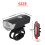 MDHAND LED Bike Light Set Headlight and Taillight 2 pcs 6
