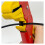 Alicate Decapador de Fios 2 em 1 Vermelho e Amarelo 4
