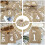 Wine Tag Burlap Table Card 10pcs 1-10 Numbers 2