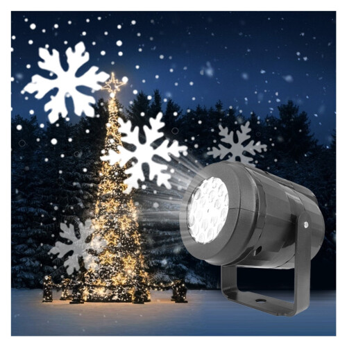 LED snowflake light projector outdoor Christmas decoration 2