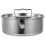 Masteelf stainless steel flan mold with lid 8