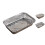 Aluminiumfolien-Dampfgarbehälter mit Deckel, 10 Stück 3