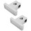 8 Pcs Linear Motion Rail Clamping Rod Rail Guide Support Shaft Bracket Coupling Mount SK8 8mm 4