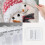 Christmas shower curtain waterproof mildew-resistant 4