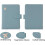Passport Holder with RFID Blocking and Card Slots Moss Green 3