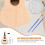Kit de ukulele faça você mesmo de madeira de 21 polegadas 4