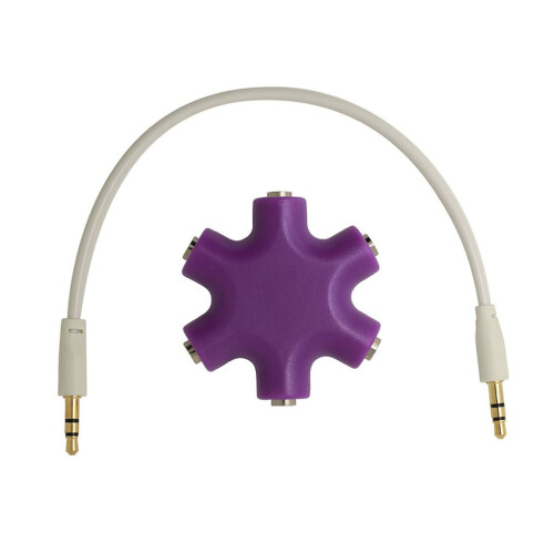 Audio Splitter Jack Snowflake Shape 3.5mm 5-Way 1
