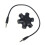 Stereo Audio Splitter Jack 3.5mm Snowflake Shape 5-Way 3