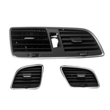 3Pcs Dash Center Conditioning Vent Grille 8UD820951A 8UD820901A 8UD820902A for Q3 2012-2018 Middle AC Air Outlet