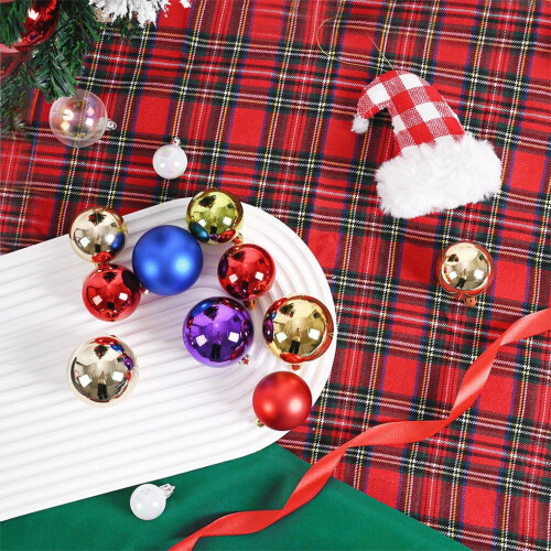 Christmas Ball Ornaments Gold 40mm 24pcs 1