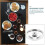 Stainless Steel Pan Lid 12 Inch 4 Pcs 6