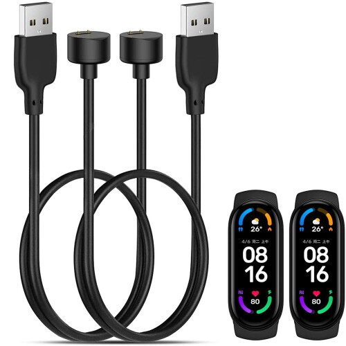 Base de carregamento USB Linjieee para Xiaomi Mi Band6 1
