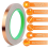 Koperfolie tape 1/2 inch  66 ft 4 stuks 2