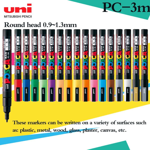 Posca Waterproof Paint Marker Yellow PC-3M 1