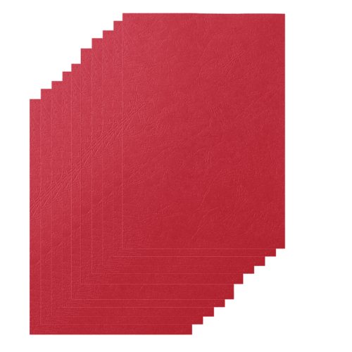 Capa para encadernação em couro sintético A4, vermelha, 1 peça 2