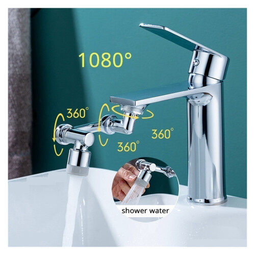 Kitchen faucet extender aerator plastic 1080 rotatable 2