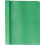 Clear Front Report Cover with Fasteners Letter Size Green 2