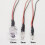 Lâmpada indicadora LED com topo redondo transparente 5V-12V DC 3