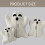 Ghost Pillow Halloween Decorative Plush Pillow White 20 cm 5
