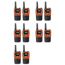 10Pcs Handheld Walkie Talkie Radio 22 Channels Set 10  Uhf 400-470 Mhz Dual Band Long Range Communication Transceiver
