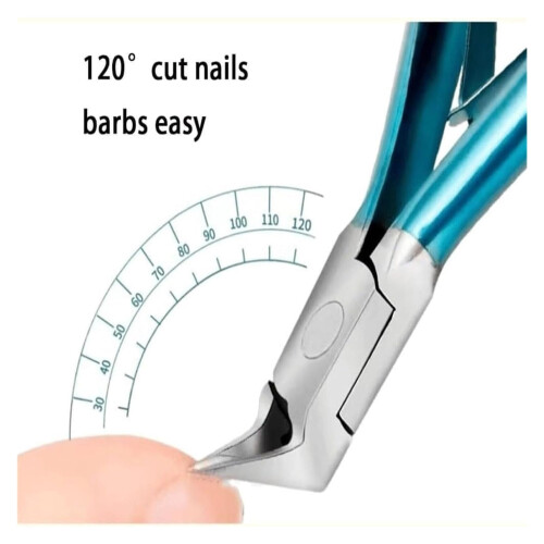 Toe Nail Clippers Straight Blade Heavy Duty 2 Pc 2