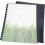 Binding Cover Black 11" x 8.5" 100% Recycled 25-Pack 8