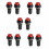 Drukknop-resetschakelaar, rond, normaal open, DC5A 12V AC 8