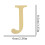 Lettere decorative da parete in acrilico effetto specchio, set da 26 pezzi 2