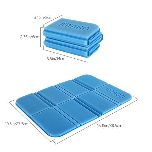 Camping Cushion Portable Folding Foam 1pc 2