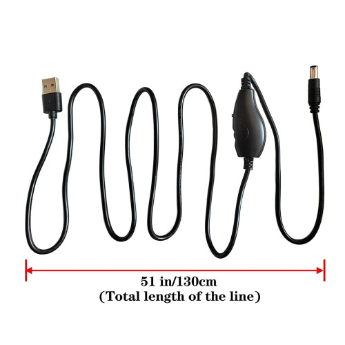 Perceuse à ongles électrique avec câble d'alimentation et chargeur USB 5,5 V réglable 2
