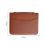 Portafoglio organizer in pelle con cerniera, nero 3