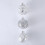 Christmas ornaments set silver shatterproof balls 9 pcs 5