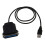 2X New Parallel Port DB36 LPT Printer USB Express Card Converter Adapter Black 3