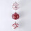 Christmas ornaments set silver shatterproof balls 9 pcs 7