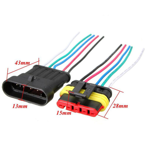 Conector electric impermeabil cu 1-6 pini 1