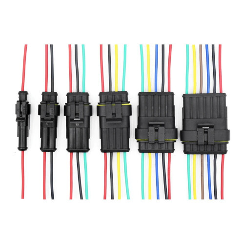 Conector electric impermeabil cu 1-6 pini 2