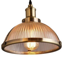 Suspension Vintage Élégante de Style Loft avec Détails en Verre et en Fer pour la Décoration Intérieure B