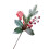 Christmas green rattan branches with cones, wall decor 2