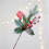 Christmas green rattan branches with cones, wall decor 6