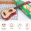 Masteelf Acoustic Guitar Mini 21 Inch Beige 5