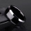 Men's stainless steel wedding band ring black gold silver 7