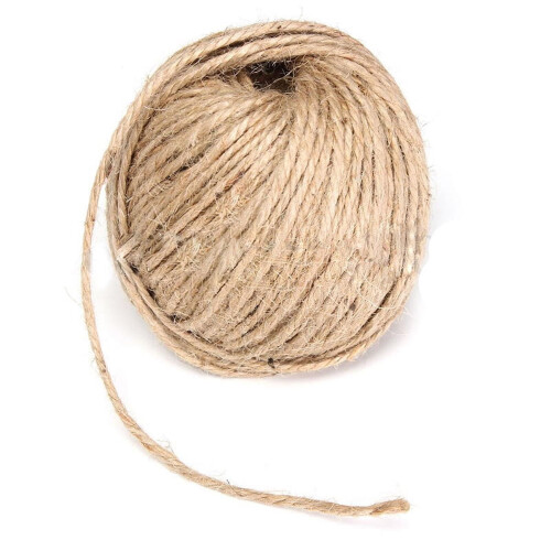 Jute twine brown rustic 3mm thick 50m