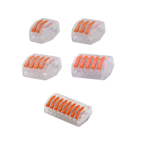 Konektory vodičů Snap Push Adaptér 2-8 pinů 1