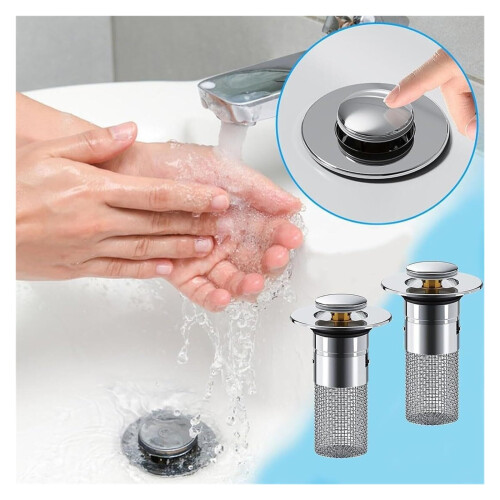 Bathroom Sink Stopper Drain Filter 1 Pack 2