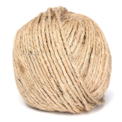 Jute twine brown rustic 3 mm thick 50 m 2