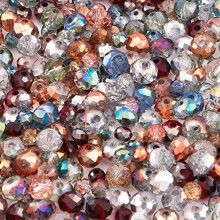 Enchanted Forest rondelle glass crystal beads 400 pcs